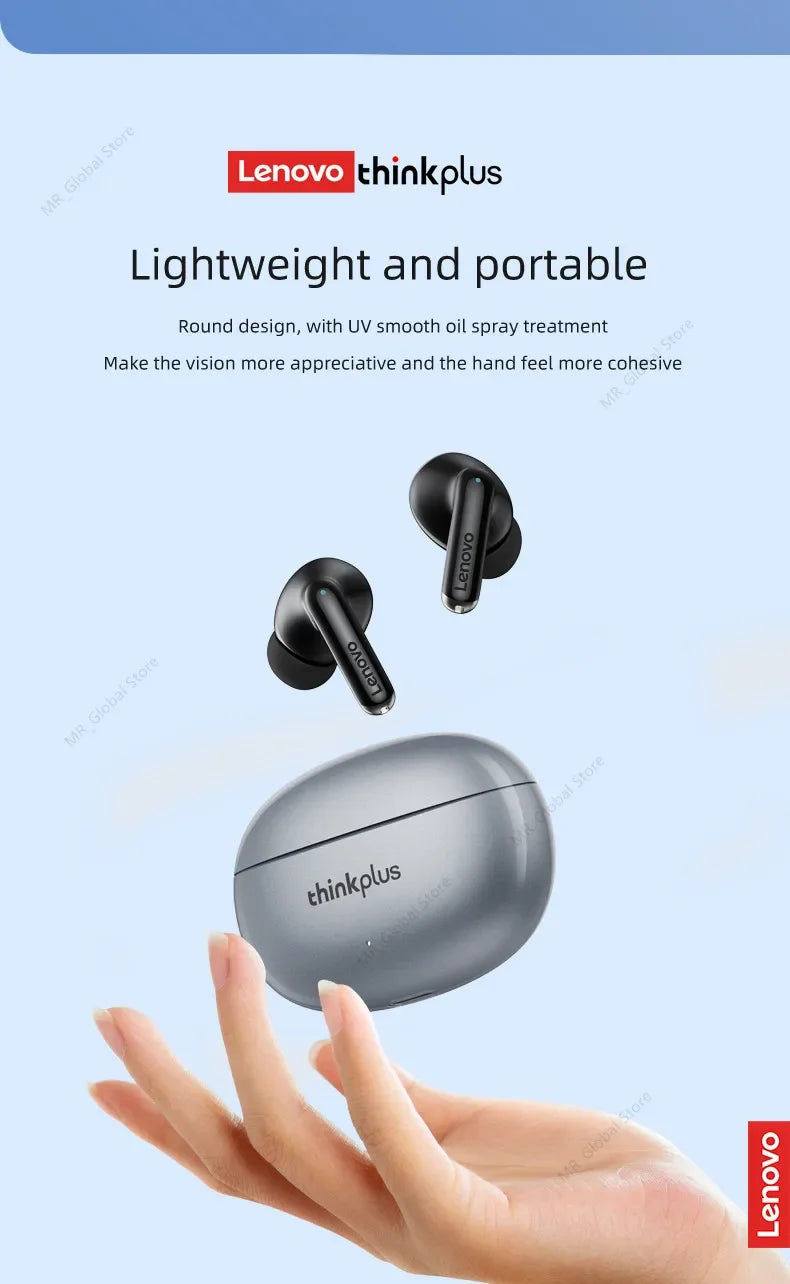 Lenovo – écouteurs sans fil Bluetooth XT88, oreillettes de musique Hifi avec Microphone, casque d'écoute étanche pour Sport, nouveauté 2022