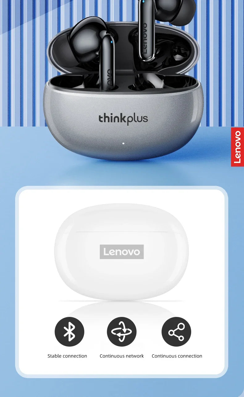 Lenovo – écouteurs sans fil Bluetooth XT88, oreillettes de musique Hifi avec Microphone, casque d'écoute étanche pour Sport, nouveauté 2022