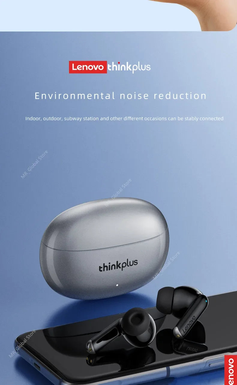 Lenovo – écouteurs sans fil Bluetooth XT88, oreillettes de musique Hifi avec Microphone, casque d'écoute étanche pour Sport, nouveauté 2022