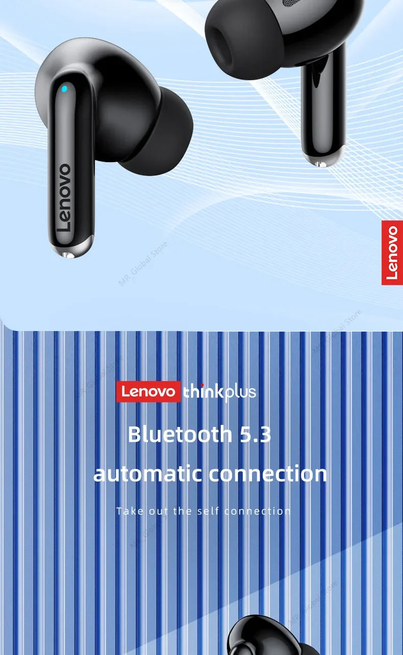 Lenovo – écouteurs sans fil Bluetooth XT88, oreillettes de musique Hifi avec Microphone, casque d'écoute étanche pour Sport, nouveauté 2022